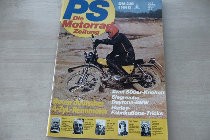 Deckblatt PS Sport Motorrad (05/1976)
